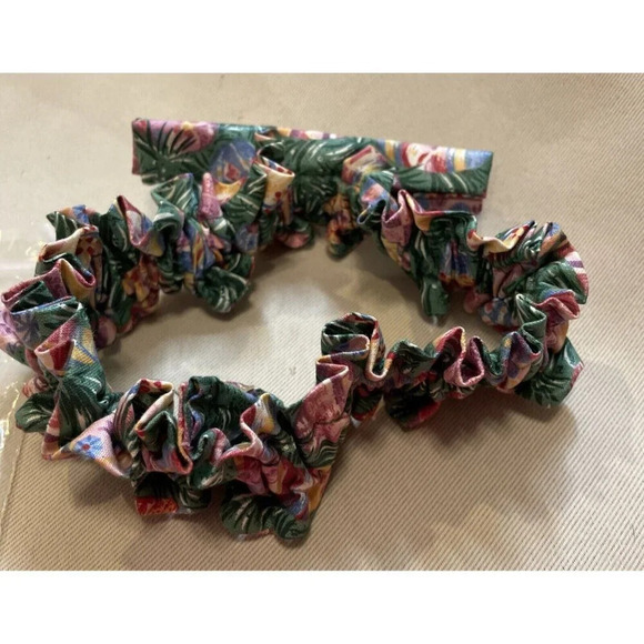 Longaberger Medium Berry Basket Garter Woven Traditions Heritage Green‎ Elastic - Picture 2 of 3